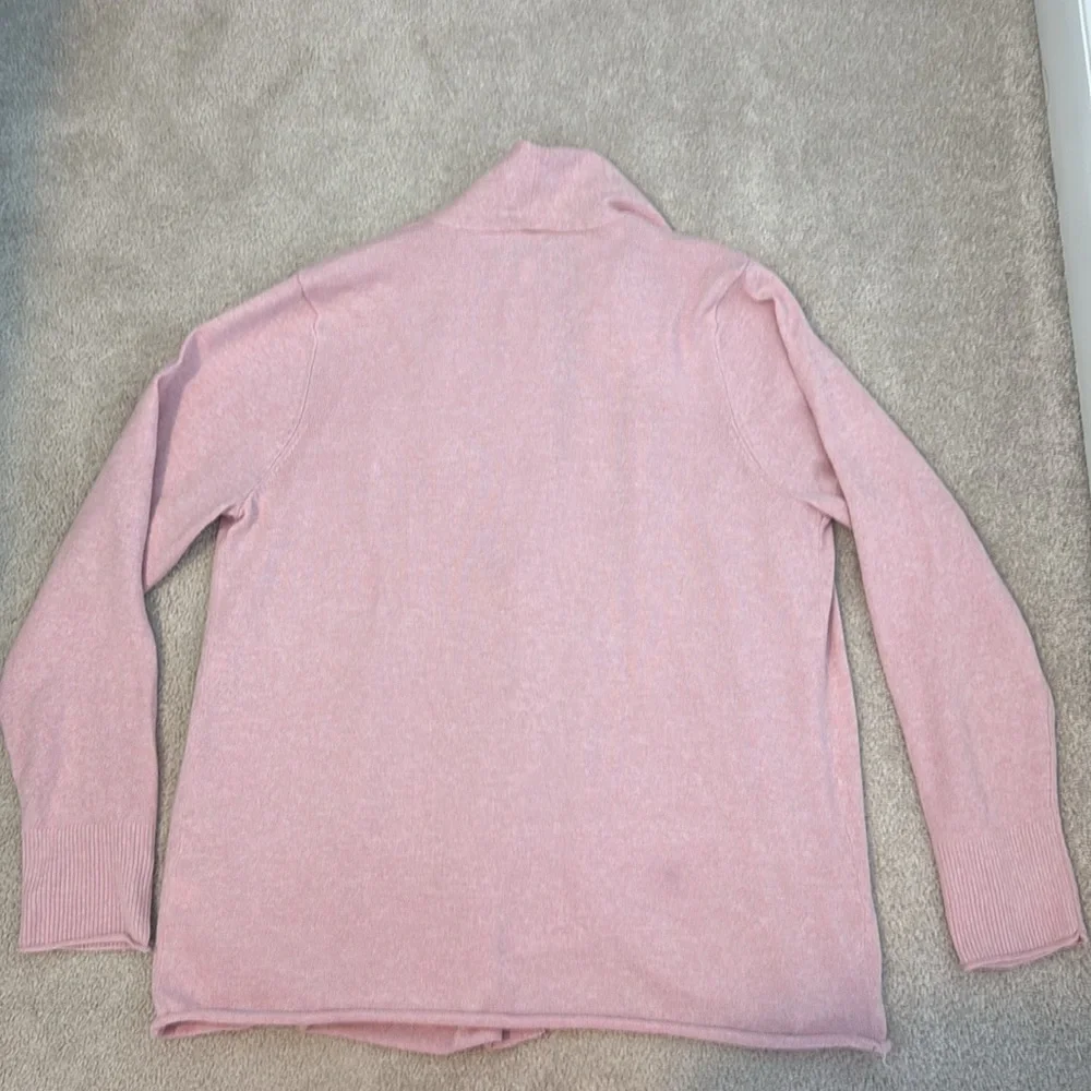 Croft & Barrow L pink Heather cardigan - Picture 4 of 5